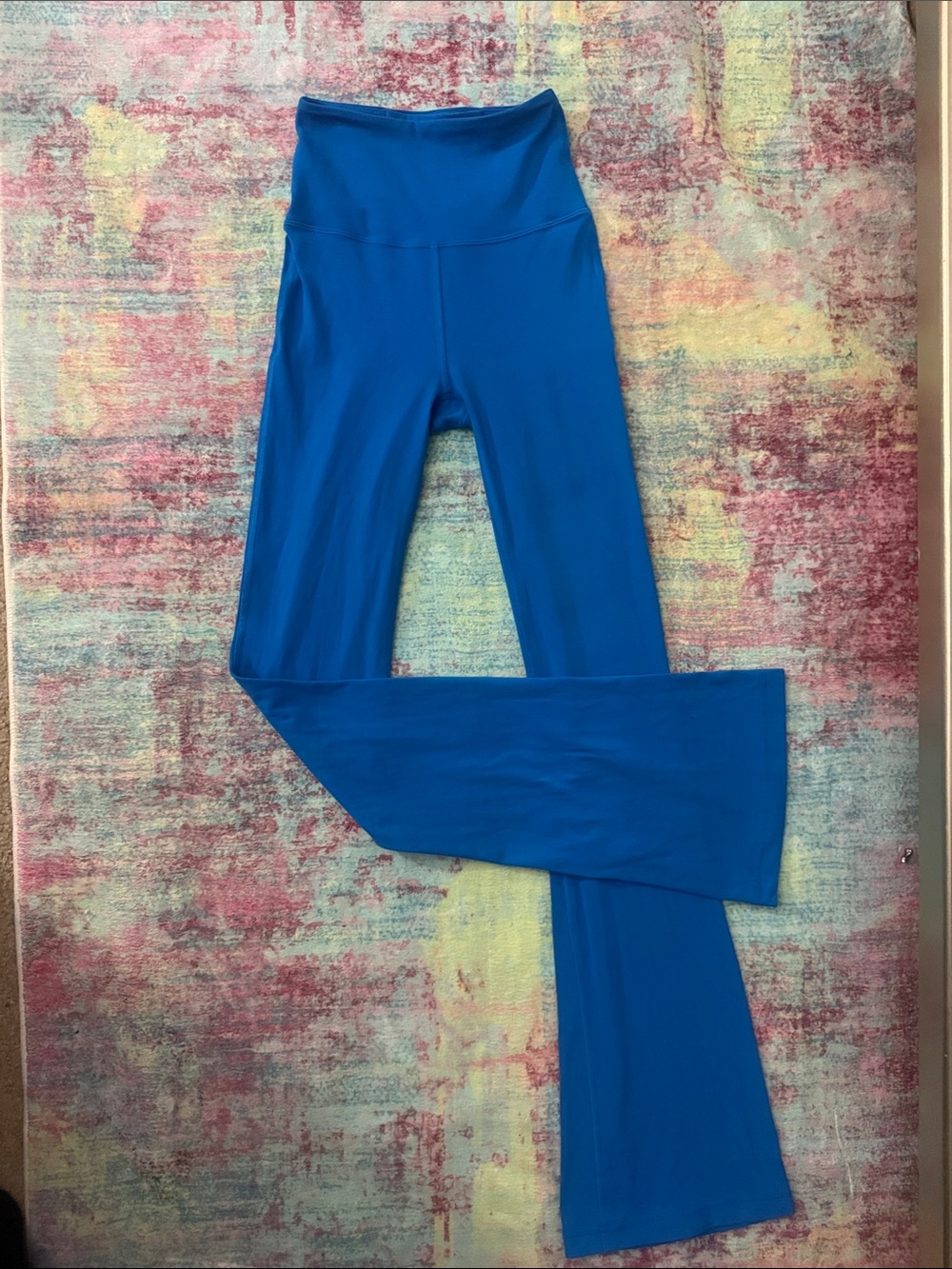 lululemon athletica Bright Blue Boot-Cut Leggings